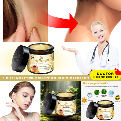 Turonu™ Bee Venom Skin Cream 🍄Approved by the Canadian Academy of Dermatology (CDA and FDA) (helps treat acne, warts, rosacea, psoriasis, age spots, eczema, and reduces the appearance of stretch marks)