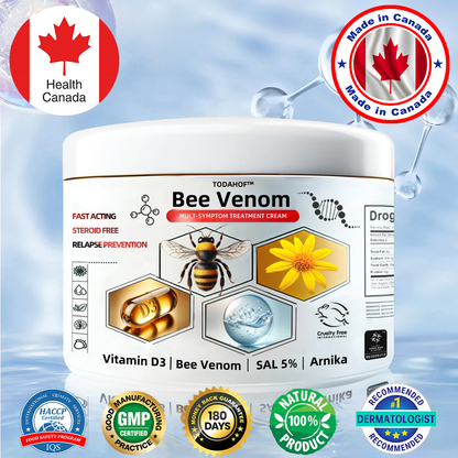 TODAHOF™ Bee Venom Multi-Symptom Skin Treatment Cream (👨‍⚕CDA RECOMMENDS)