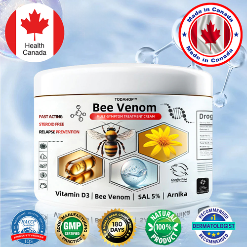 TODAHOF™ Bee Venom Multi-Symptom Skin Treatment Cream (👨‍⚕CDA RECOMMENDS)