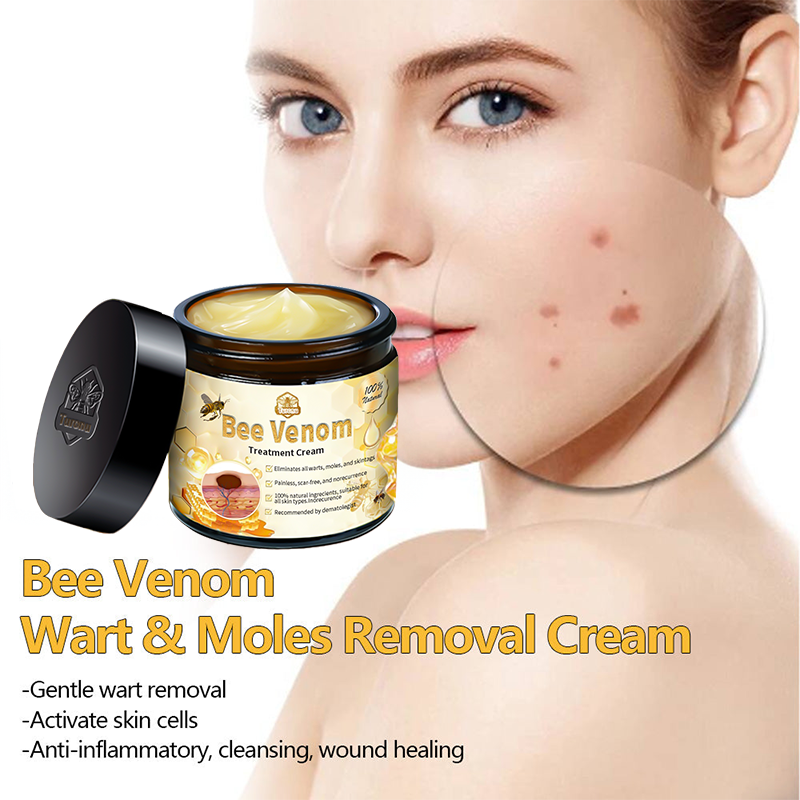 Official Store: Turonu™ Bee Venom Skin Treatment Cream Canadian Dermatology Association(CDA) Approved(Helping with acne, wart, rosacea, psoriasis, age spots, eczema, and reducing the appearance of stretch marks)💥