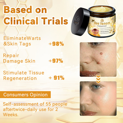 Turonu™ Bee Venom Skin Cream 🍄Approved by the Canadian Academy of Dermatology (CDA and FDA) (helps treat acne, warts, rosacea, psoriasis, age spots, eczema, and reduces the appearance of stretch marks)